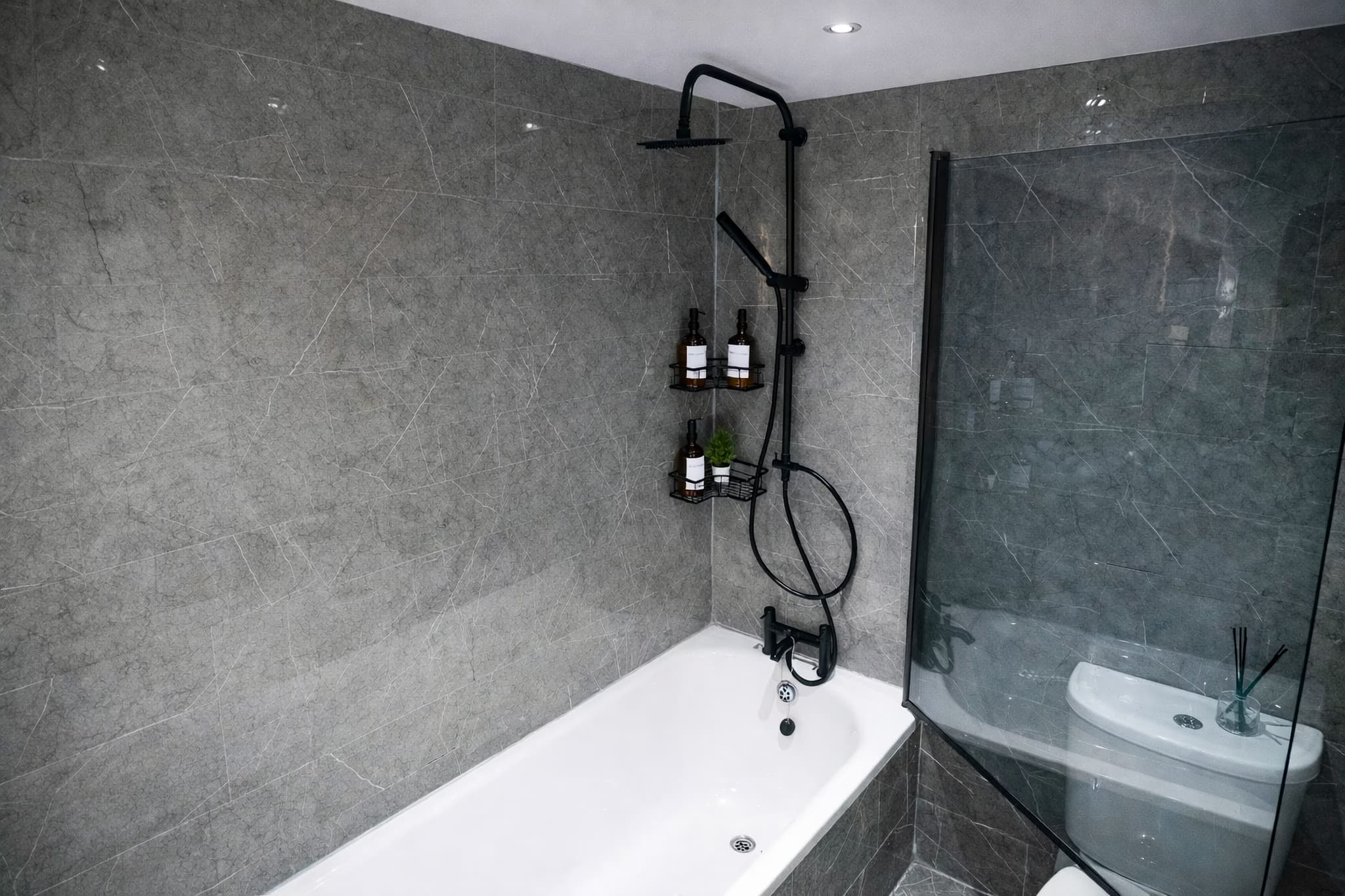 Shower and bath, Paddington W2 apartment